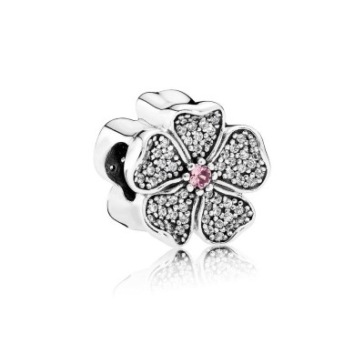 Pandora Sparkling Apple Blossom, Blush Pink Crystal & Clear CZ