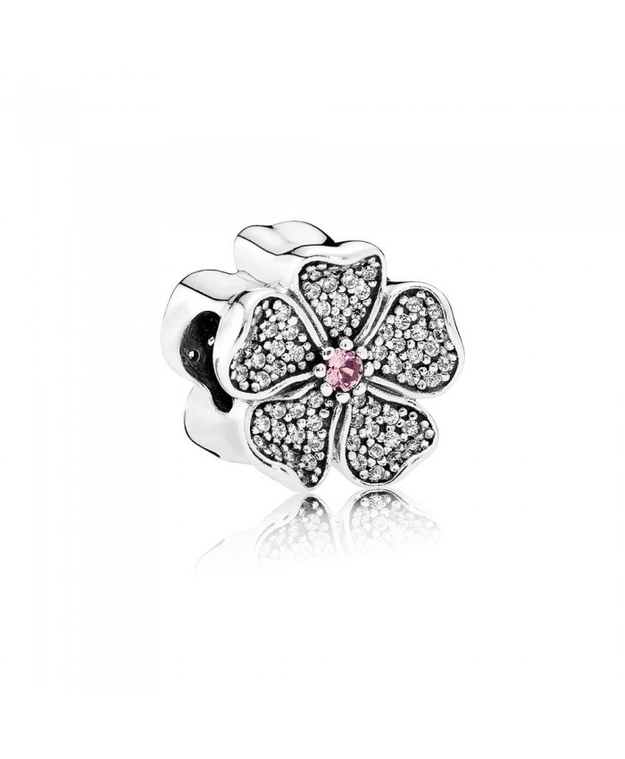 Pandora Sparkling Apple Blossom, Blush Pink Crystal & Clear CZ