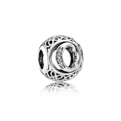 Pandora Vintage C, Clear CZ