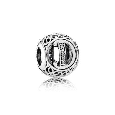 Pandora Vintage D, Clear CZ