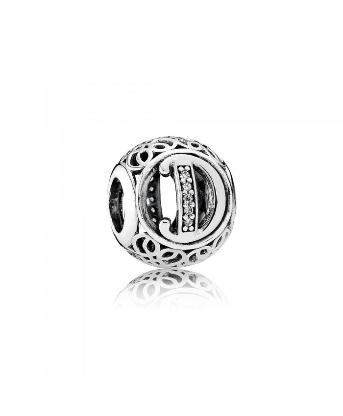 Pandora Vintage D, Clear CZ