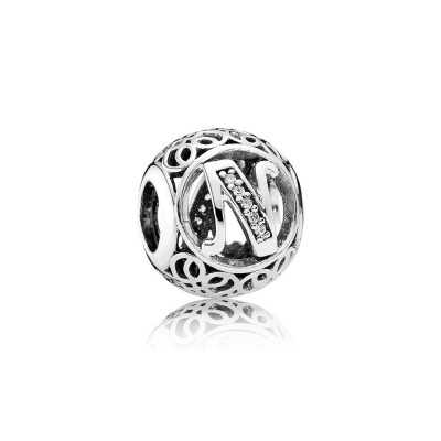 Pandora Vintage N, Clear CZ