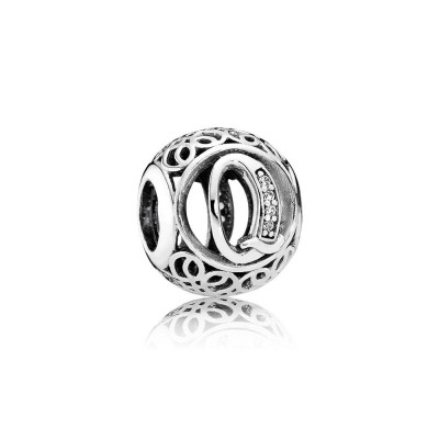 Pandora Vintage Q, Clear CZ