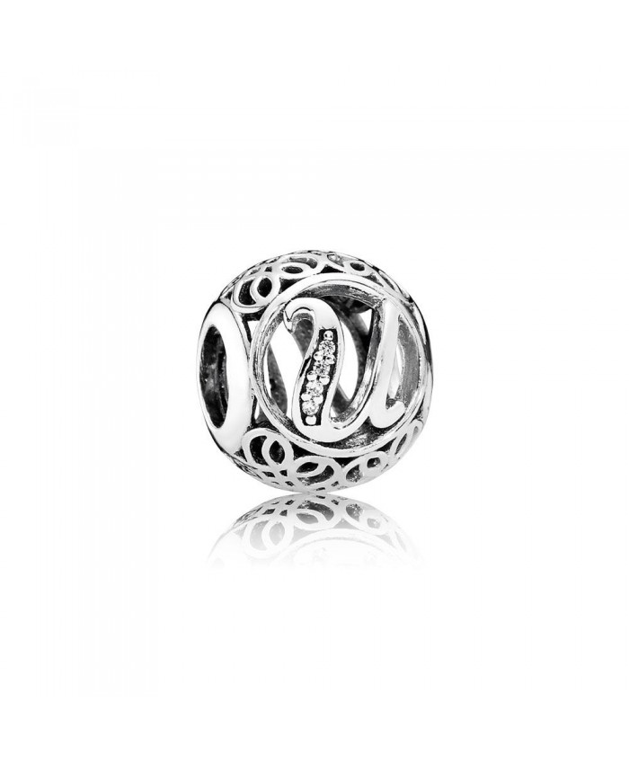 Pandora Vintage U, Clear CZ