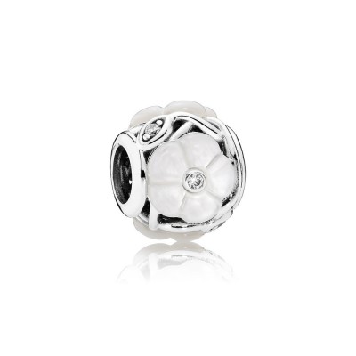 Pandora Luminous Florals, Mother-Of-Pearl & Clear CZ