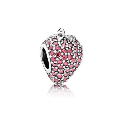 Pandora Pavé Strawberry, Red CZ