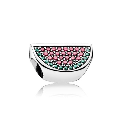 Pandora Pavé Watermelon, Red & Green CZ