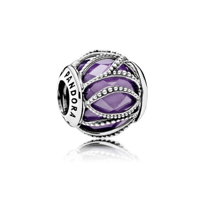 Pandora Intertwining Radiance, Purple & Clear CZ