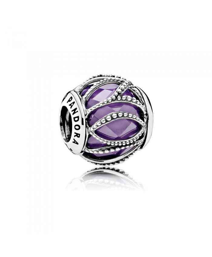 Pandora Intertwining Radiance, Purple & Clear CZ