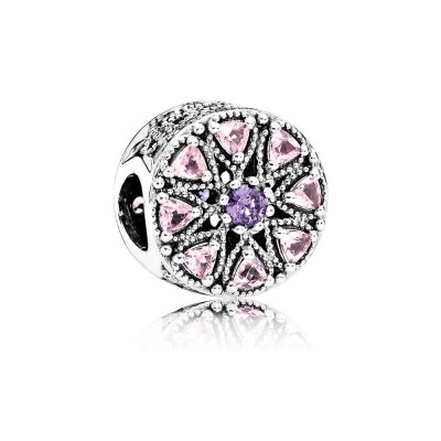 Pandora Shimmering Medallion, Multi-Colored CZ