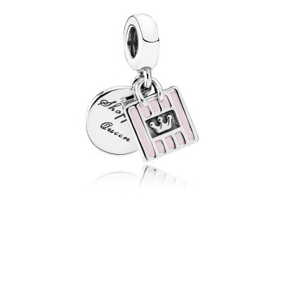 Pandora Shopping Queen, Soft Pink Enamel