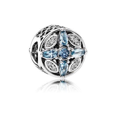 Pandora Patterns of Frost, Multi-Colored Crystal & Clear CZ