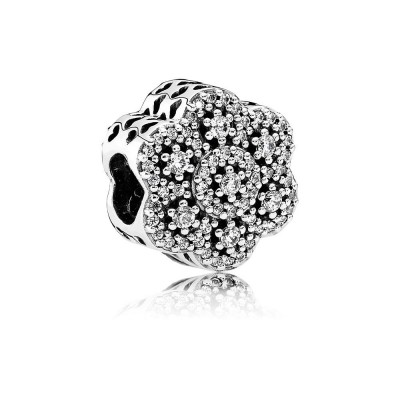 Pandora Crystalized Floral, Clear CZ