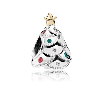 Pandora Festive Tree, Multi-Colored CZ