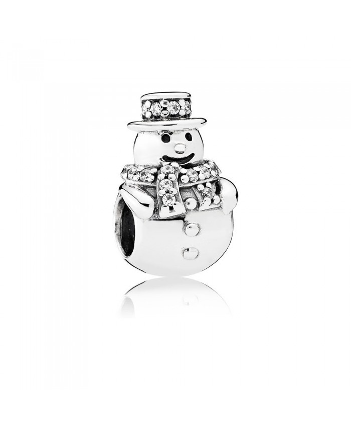 Pandora Snowman, Clear CZ