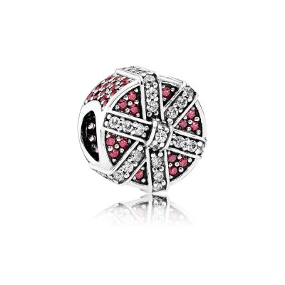 Pandora Shimmering Gift, Red & Clear CZ