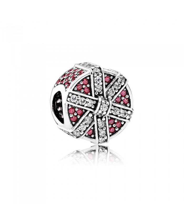 Pandora Shimmering Gift, Red & Clear CZ