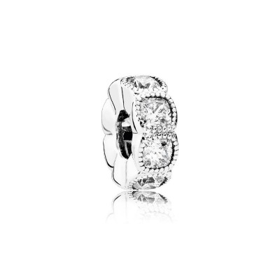 Pandora Alluring Cushion, Clear CZ