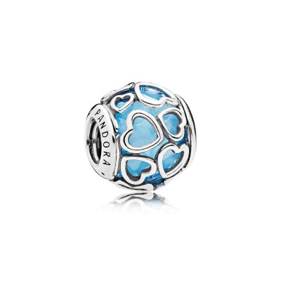 Pandora Encased in Love, Sky Blue Crystal