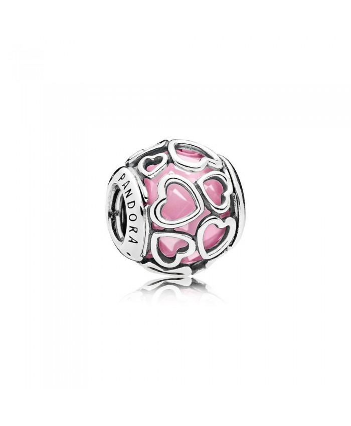 Pandora Encased in Love, Pink CZ