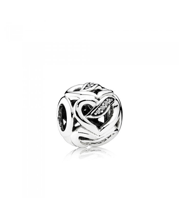 Pandora Ribbons of Love, Clear CZ