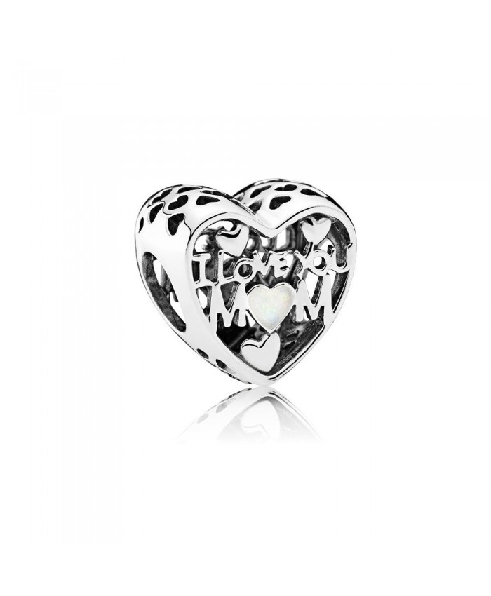 Pandora Love for Mother, Silver Enamel