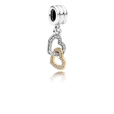 Pandora Interlocked Hearts Dangle