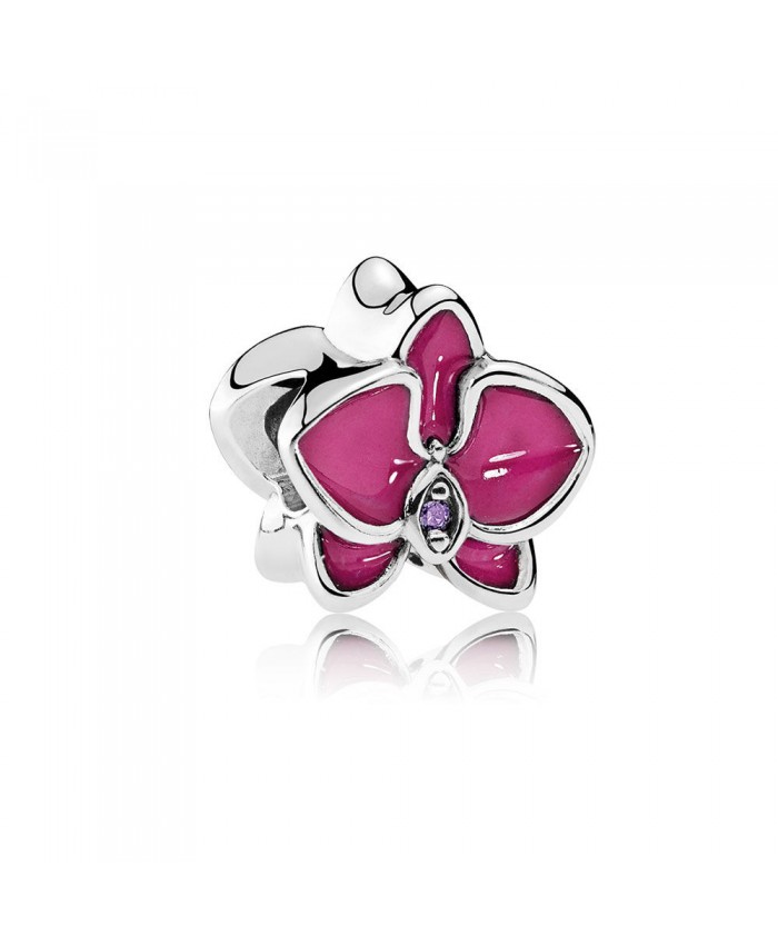 Pandora Orchid, Radiant Orchid Enamel & Purple CZ