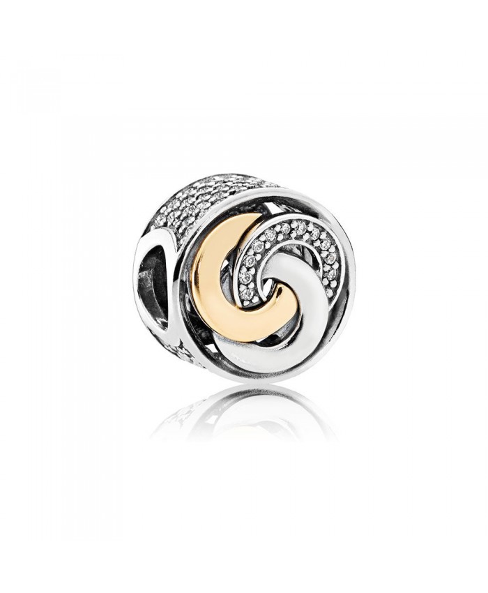 Pandora Interlinked Circles, Clear CZ