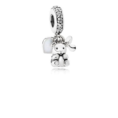 Pandora Baby Treasures, Clear CZ