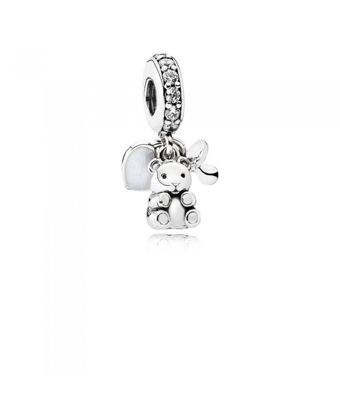 Pandora Baby Treasures, Clear CZ