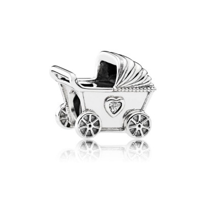 Pandora Baby Carriage with Zirconia