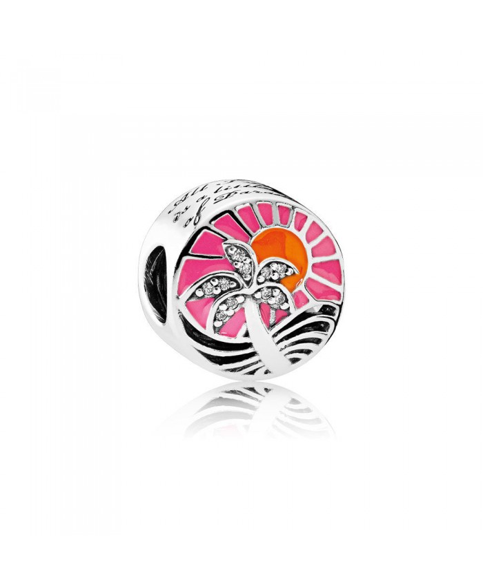 Pandora Tropical Sunset, Mixed Enamel & Clear CZ