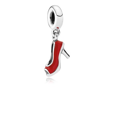 Pandora Red Stiletto Dangle Charm, Red Enamel