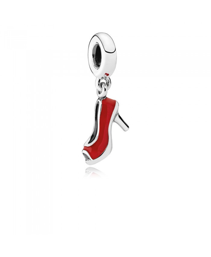 Pandora Red Stiletto Dangle Charm, Red Enamel