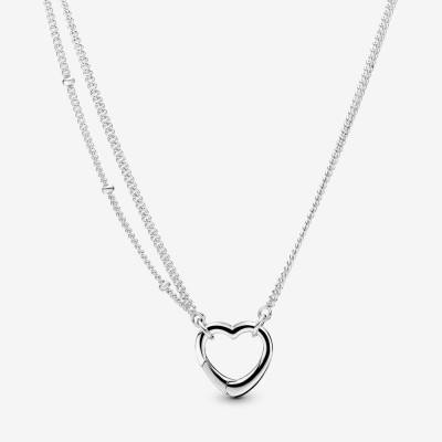 Pandora Open Heart Necklace