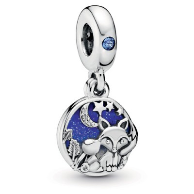 Pandora Fox and Rabbit Dangle Charm