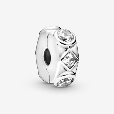 Pandora Geometric Shapes Clip Charm