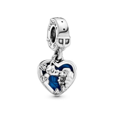 Pandora Disney Lady And The Tramp Heart Dangle Charm