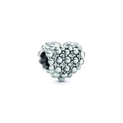 Pandora Beaded Sparkling Heart Charm