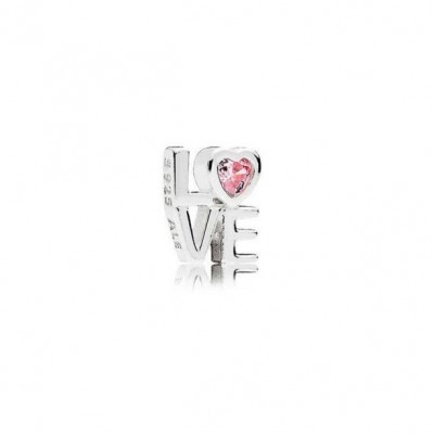 Pandora Pink LOVE Petite Charm